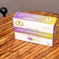 5 oz Purple Sea Moss & Lemongrass Soap